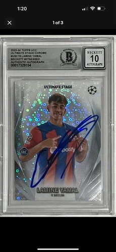 Lamine Yamal 2023 Topps UCC Ultimate Stage