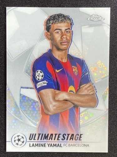 Lamine Yamal 2025 Topps UCC Ultimate Stage Chrome