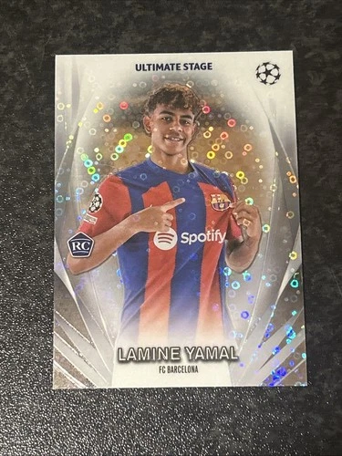 Lamine Yamal 2023 Topps UCC Ultimate Stage Chrome #USC-16