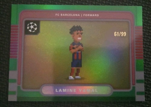Lamine Yamal 2025 Topps UEFA Club Competitions Green /99
