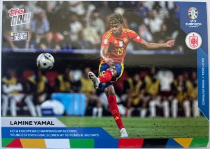 Lamine Yamal 2024 Topps UEFA EURO /25