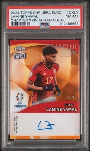 Lamine Yamal 2023 Topps UEFA EURO /25