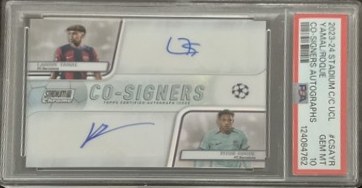 Multiple: Lamine Yamal, Vitor Roque Topps Stadium Club Chrome