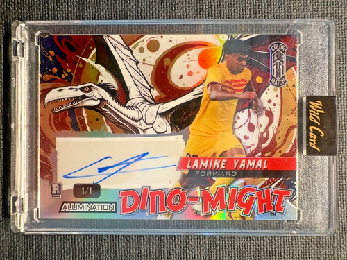 Lamine Yamal 2025 Panini Wild Card Color Match 1/1