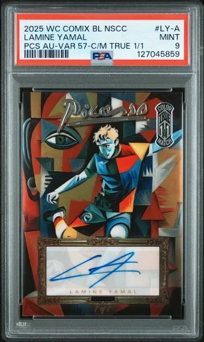 Lamine Yamal 2025 Panini Wild Card Comix 1/1