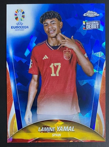 Lamine Yamal 2024 Topps Zafiro UEFA EURO Sapphire
