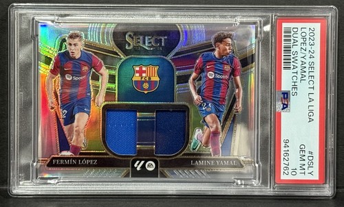 Lamine Yamal/Fermin Lopez 2023 Panini Select Silver