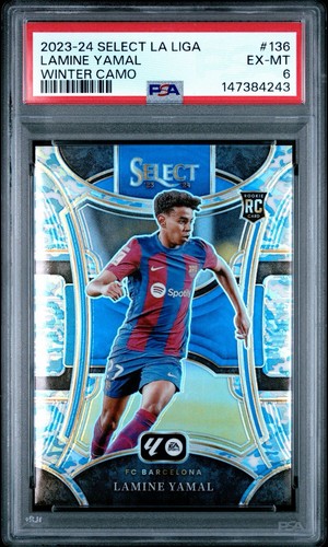 Laminie Yamal 2023 Panini Select Winter Camo Mezzanine /99