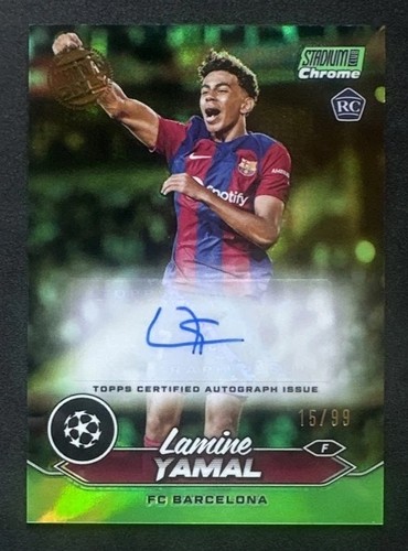 Laminie Yamal 2023 Topps Stadium Club Verde /99