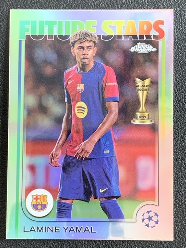 Lamíne Yamal 2024 Topps Chrome Base Refractor