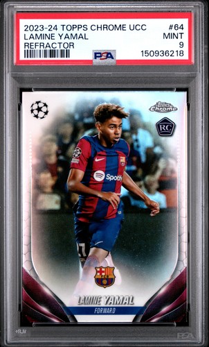 Lamíne Yamal 2023 Topps Cromo UEFA Club Competiciones Refractor