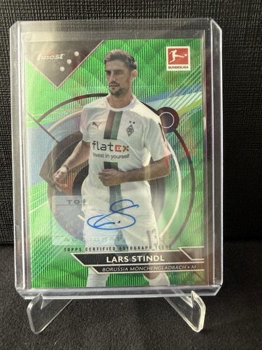 Lars Stindl 2022 Topps Finest Green Wave /30