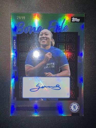 Lauren James 2025 Topps Chelsea Team Set 25/26 /99