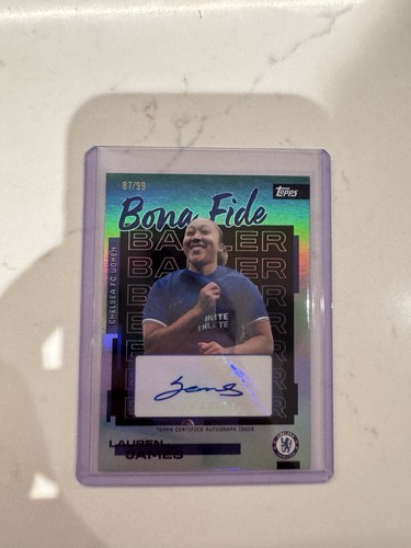 Lauren James 2025 Topps Chelsea Team Set 25/26 Green /99
