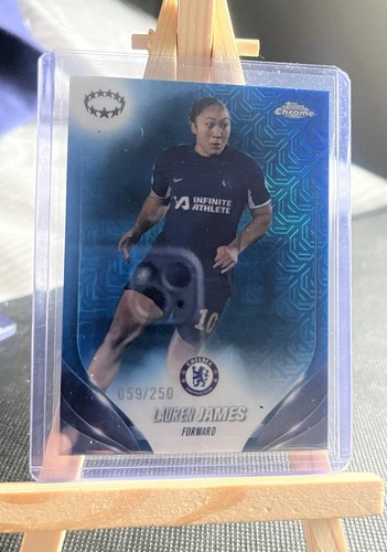 Lauren James 2023 Topps Chrome Blue Mojo /250