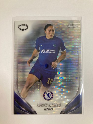 Lauren James 2024 Topps Chrome Pulsar Refractor