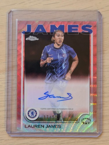 Lauren James 2024 Topps Chrome UEFA Womens Champions League /50