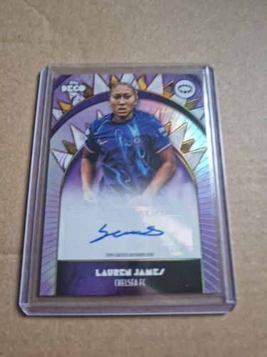 Lauren James 2024 Topps Deco UEFA Purple /25