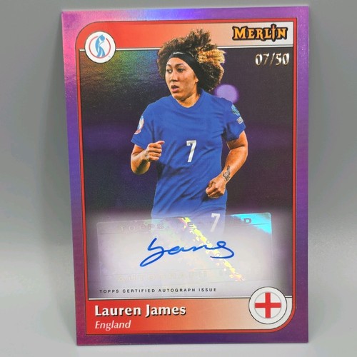 Lauren James 2025 Topps Merlin Chrome /50