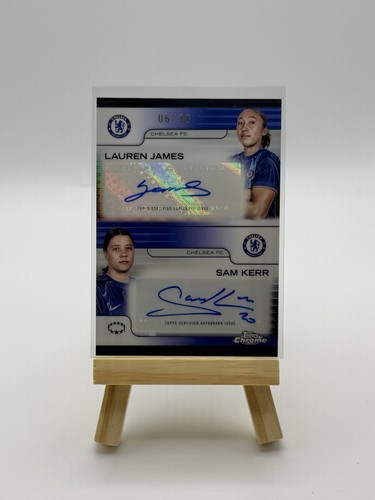 Lauren James / Sam Kerr 2024 Topps Chrome Black /10