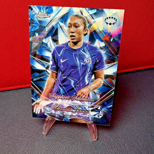 Lauren James 2024 Topps Women's Sapphire UWCL Sapphire