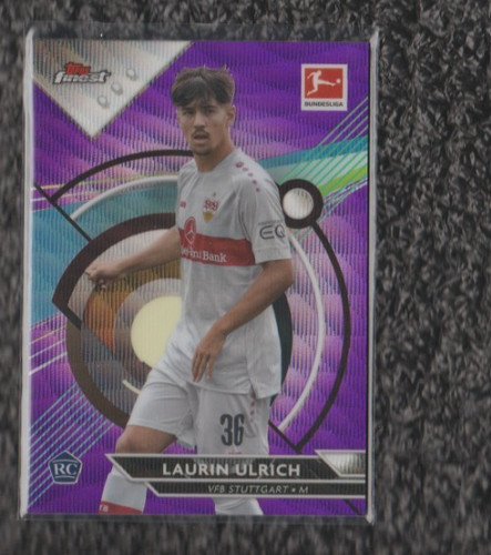 Laurin Ulrich 2023 Topps Finest Purple Wave /250