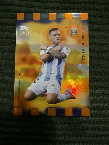 Lautaro Martinez 2025 Topps Argentina Focus Orange /25