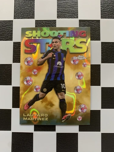 Lautaro Martinez 2023 Topps Chrome Gold Lava
