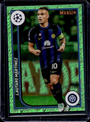 Lautaro Martinez 2023 Topps Chrome Green Refractor /399