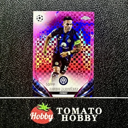 Lautaro Martinez 2023 Topps Chrome Magenta X-Fractor /99
