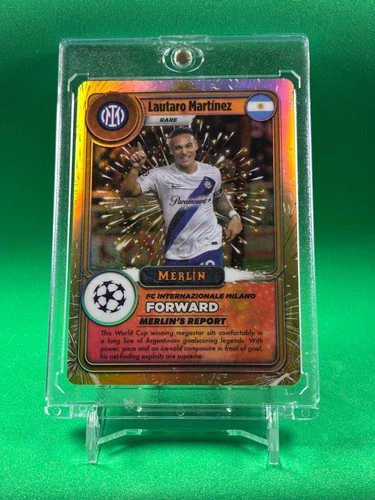 Lautaro Martinez 2023 Topps Chrome Orange Wave /25