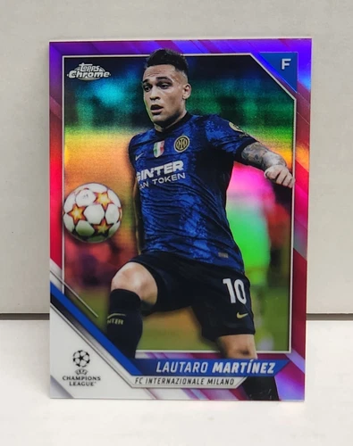 Lautaro Martinez 2021 Topps Chrome Pink Refractor /175