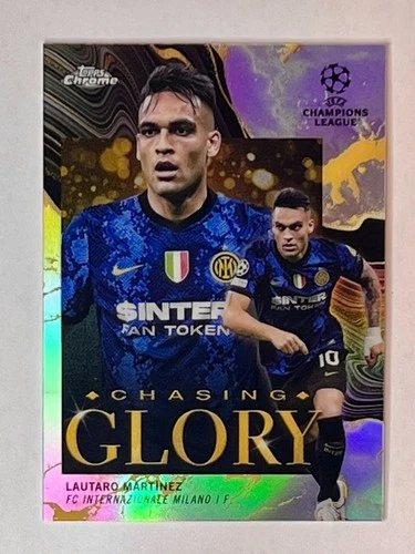 Lautaro Martinez 2022 Topps Chrome Refractor