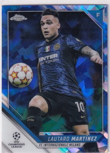 Lautaro Martinez 2021 Topps Chrome Sapphire
