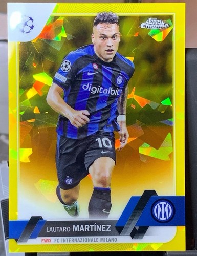 Lautaro Martinez 2023 Topps Cromo Zaffiro Oro /99
