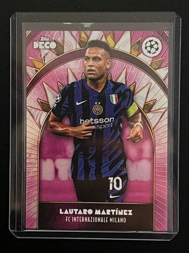 Lautaro Martinez 2024 Topps DECO Rose /75