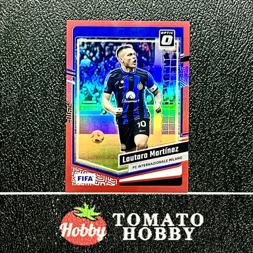 Lautaro Martinez 2023 Panini Donruss FIFA 2023-24 Optic Refractor Rojo /299