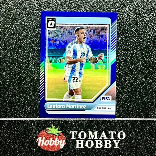 Lautaro Martinez 2024 Panini Donruss FIFA Optic Prizm Blue Refractor /149