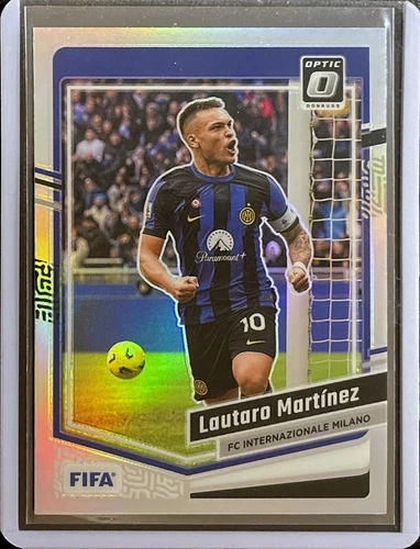 Lautaro Martinez 2023 Panini Donruss Optic Silver Holo Prizm