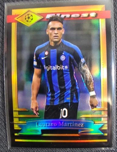 Lautaro Martinez 2022 Topps Finest /25
