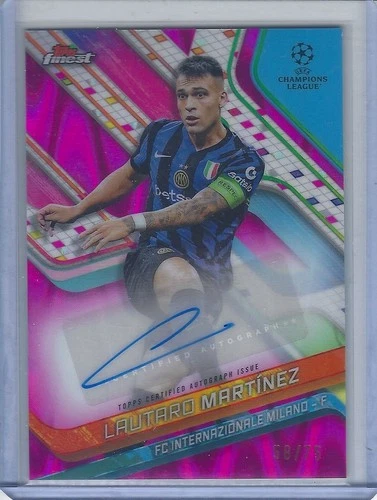 Lautaro Martinez 2024 Topps Finest /75