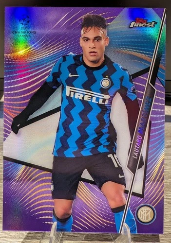 Lautaro Martinez 2020 Topps Finest Purple Refractor /250