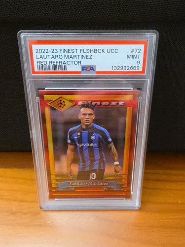 Lautaro Martinez 2022 Panini Finest Red Refractor /5