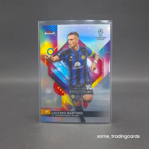Lautaro Martinez 2023 Topps Finest Refractor