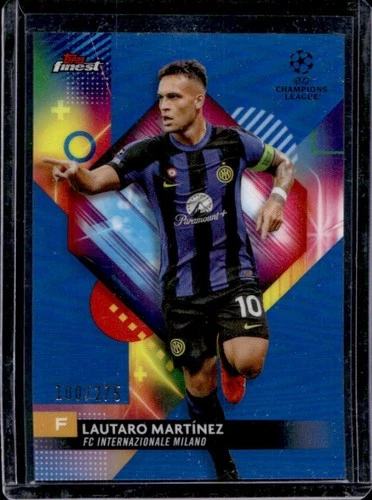 Lautaro Martinez 2024 Topps Finest Sky Blue /275