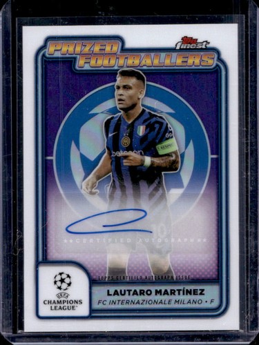 Lautaro Martinez 2024 Topps Finest UEFA