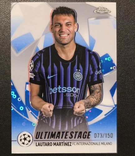 Lautaro Martinez 2025 Topps Flagship Blue /150