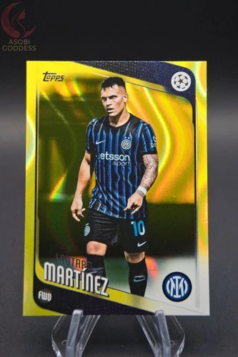 Lautaro Martinez 2025 Topps Flagship Gold Refractor /26