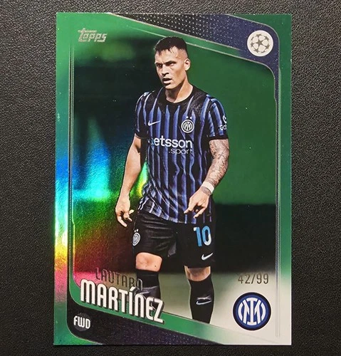 Lautaro Martinez 2025 Topps Flagship Green /99