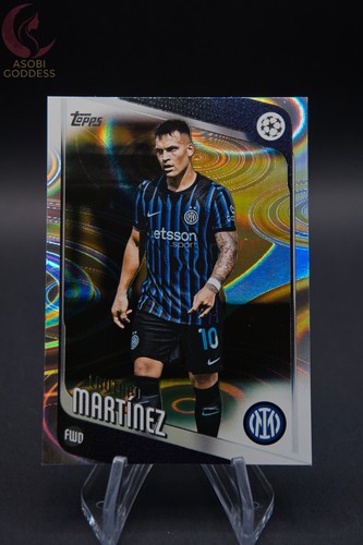 Lautaro Martinez 2025 Topps Flagship Raindrops #156